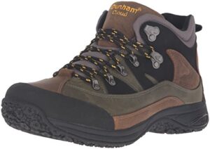 dunham mens cloud waterproof boot hiking-shoes, green/grey, 11.5 wide us