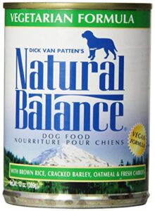 natural balance vegetarian formula dog food (pack of 12 13-ounce cans)