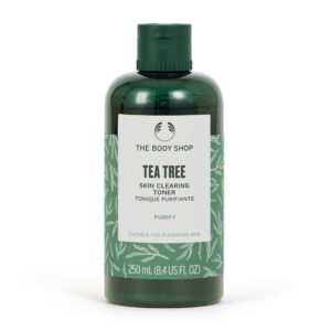 The Body Shop Tea Tree Skin Clearing Mattifying Toner – Purifying Vegan Facial Toner For Oily, Blemished Skin – 8.4 oz