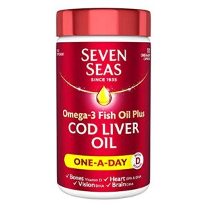 seven seas pure cod liver oil 120 capsules