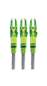 lumenok signature nock,green, 1 count (pack of 3)