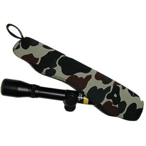 IRON GLOVES Rifle Scope Cover, Camo, 15-Inch