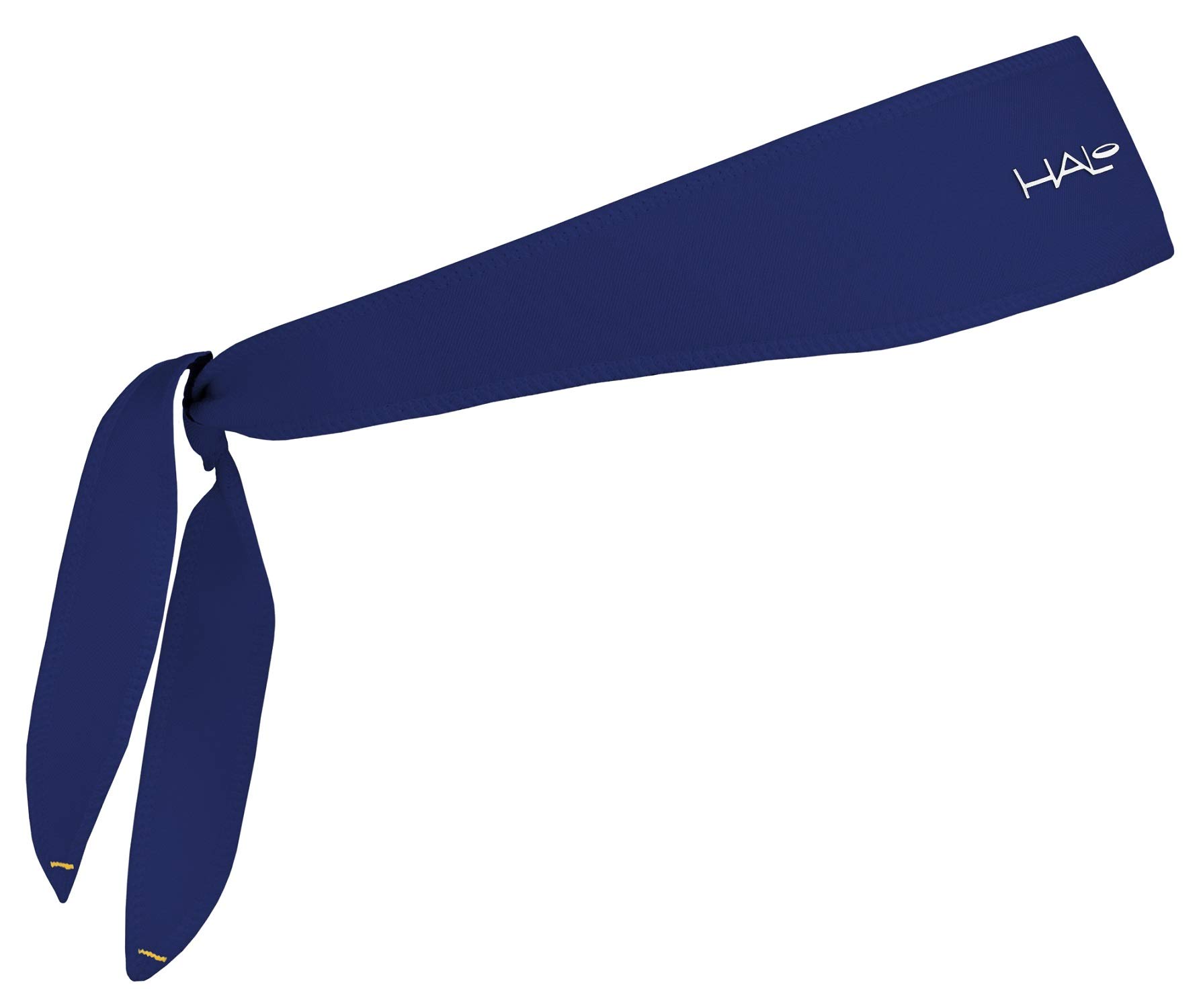 Halo Headband Halo I- Custom Fit- Tie Sweatband for Men and Women, No Slip With Moisture Wicking Dryline Fabric, Navy,One Size