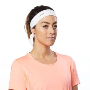 Halo Headband Halo I- Custom Fit- Tie Sweatband for Men and Women, No Slip With Moisture Wicking Dryline Fabric, Navy,One Size