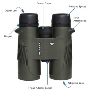 Vortex Optics Diamondback 10x50 Roof Prism Binocular