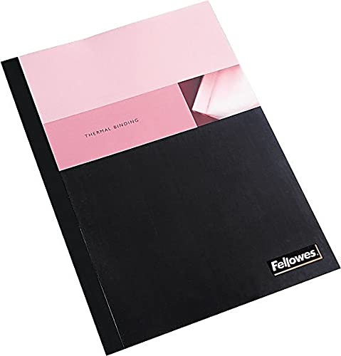 Fellowes Binding Thermal Presentation Covers, 1 Inch, Black, 240 sheets (5257001)