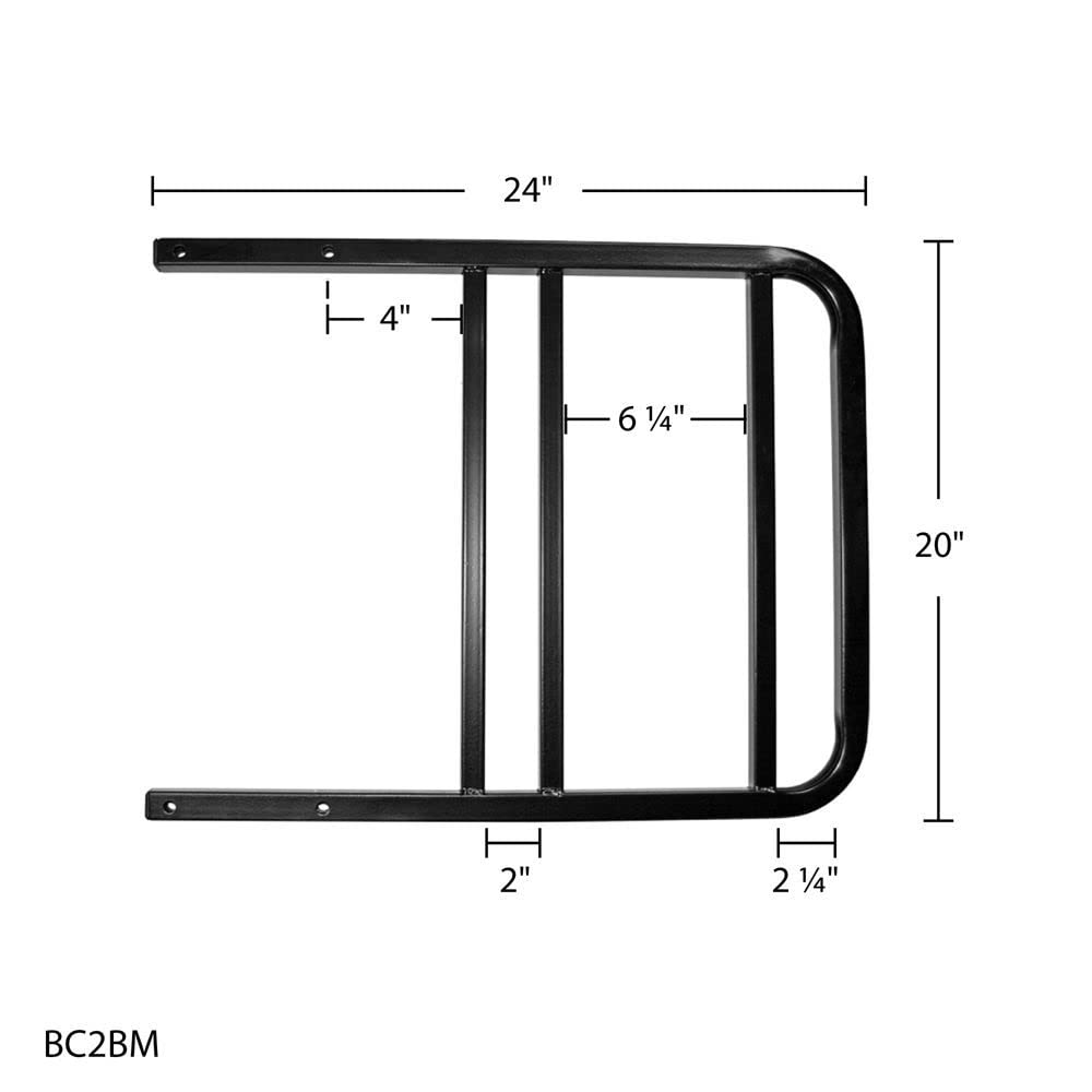 Discount Ramps Elevate Outdoor RV or Camper Trailer Bumper Bike Rack for 1-2 Bicycles