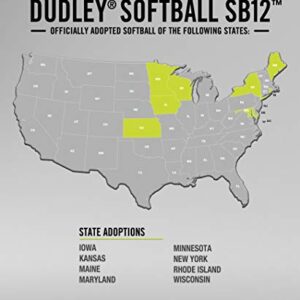 Dudley NFHS SB 12 Fastpitch Softball-12Pack , Yellow