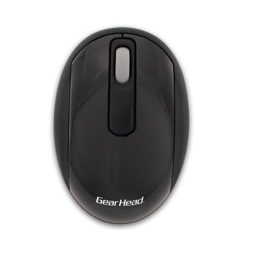 3 Button Optical Uni-Retractable Mouse (Black) (USB)