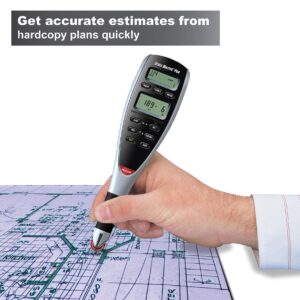 Calculated Industries 6025 Scale Master Pro Digital Plan Measure Take-off Tool | 72 Built-in US Imperial, Metric Scales | 6 Custom Scales for Out-of-Scale Plans | Dedicated Keys for Linear Measuring