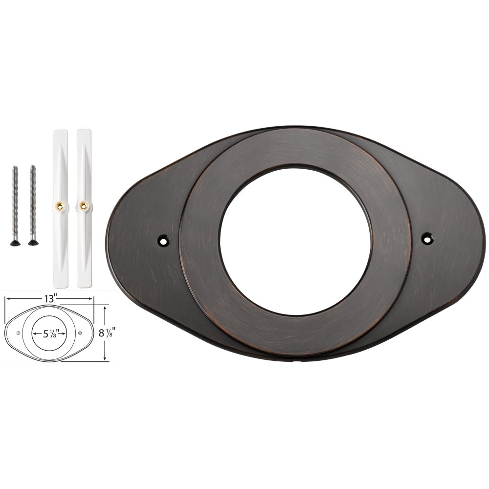 DELTA FAUCET Shower Renovation Cover Plate, Venetian Bronze Delta RP29827RB SHR RENVATN CVR PLT