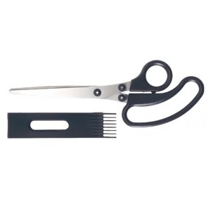 Sunstar Stationery S3711455 7-Blade Shredder Scissors, 7.9 inches (200 mm), Black