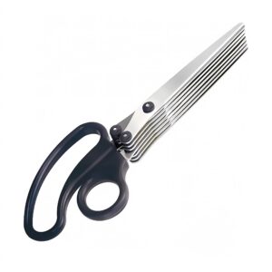 Sunstar Stationery S3711455 7-Blade Shredder Scissors, 7.9 inches (200 mm), Black