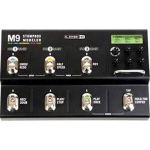 line 6 m9 stompbox modeler guitar multi effects pedal,black