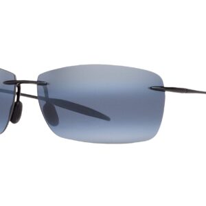 Maui Jim Sunglasses - Lighthouse / Frame: Gloss Black Lens: Polarized Neutral Gray, Gloss Black/Neutral Grey, 65