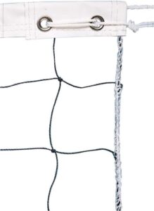 champion sports vinyl volleyball nets, white, 32 ft x 3 ft x 4 in sq, model: vn2