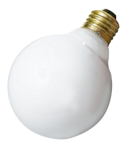 Satco Products S3440 120V 25G25 Medium Base White Light Bulb