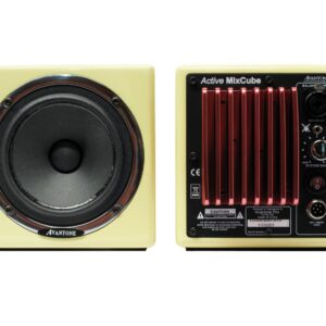 Avantone Active MixCube Powered Full-Range Mini Reference Monitors - Creme, Pair