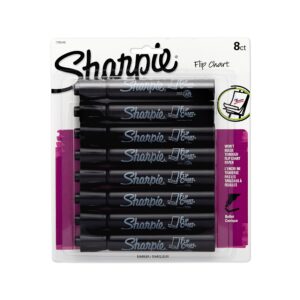 sharpie flip chart markers, bullet tip, assorted colors, 8-count