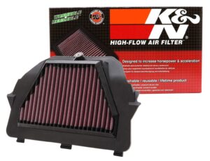 k&n engine air filter: high performance, premium, powersport air filter: fits 2008-2019 yamaha (yzf r6, yzf r6s) ya-6008