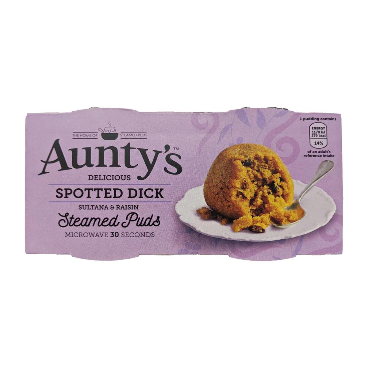 Auntys Spotted Dick Pudding - 95g - 2 count