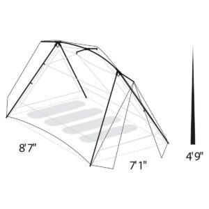 Eureka! Timberline SQ Outfitter 4 Person Backpacking Tent