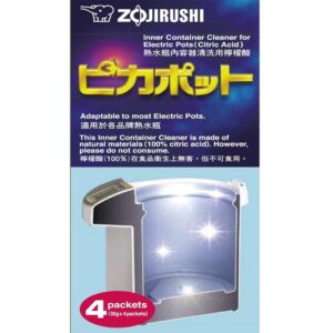 zojirushi #cd-k03eju inner container cleaner for electric pots, 4 packets,white