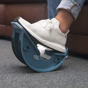 North American Healthcare Foot Rocker Blue -Optimal Foot Position for Flexibility, Plantar Fasciitis, Achilles tendonitis, and other Chronic Conditions