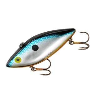 cotton cordell super spot lipless crankbait fishing lure, blue shiner, 1/2 oz