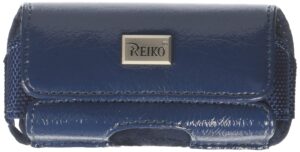 reiko horizontal pouch hp56 for motorola k1m - retail packaging - navy blue