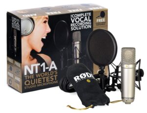 rode nt1-a large-diaphragm condenser microphone