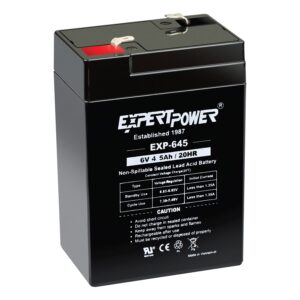 ExpertPower 6 Volt 4.5 Amp Rechargeable Battery (EXP645)