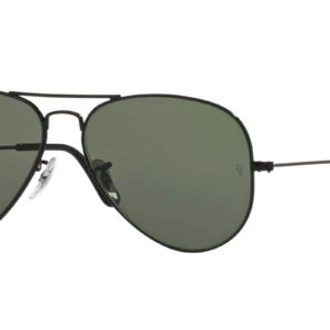 Ray-Ban Men's Aviator Eyeglass Frames, Black (Black), 58 mm