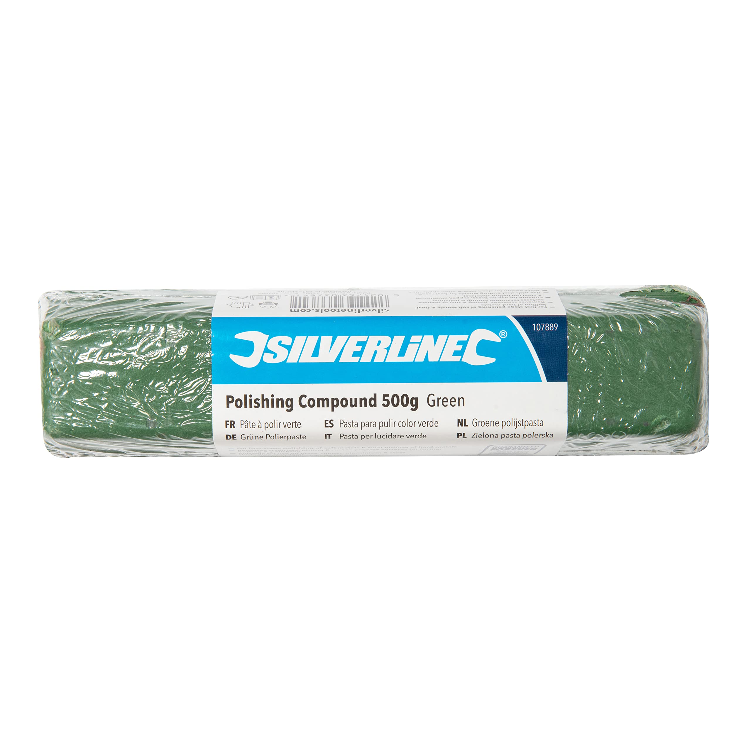 Silverline 107889 Green Polishing Compound, 500 g