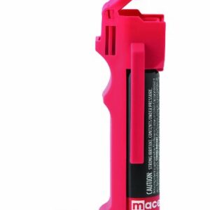 Mace Brand KeyGuard Mini Pepper Spray, Black – Accurate 5’ Powerful Pepper Spray Keychain for Women & Men – Refillable Mace Spray, Self Defense Flip-Top Safety Cap for Fast Access – Easy to Use