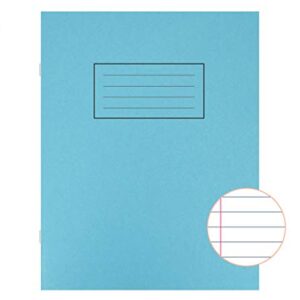 Silvine Exercise Book Ruled 229x178mm Blue (Pack of 10)