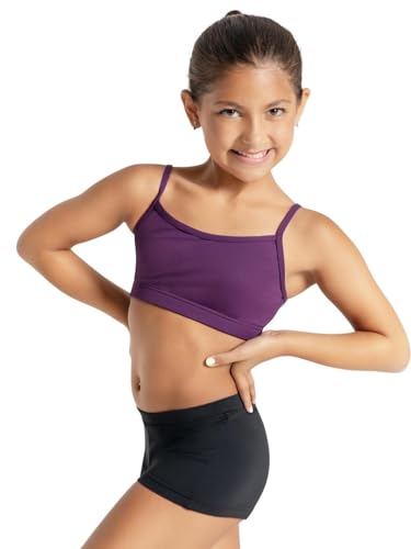 Capezio girls Boys Cut Low Rise Short, Black, Medium (8-10)