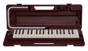 yamaha pianica, 37-note melodica, maroon (p37d),red