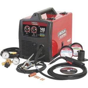 LINCOLN ELECTRIC CO K2697-1 Easy MIG 140 Wire Feed Welder,