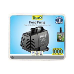 TetraPond Water Garden Pump, Powers Waterfalls/Filters/Fountain Heads