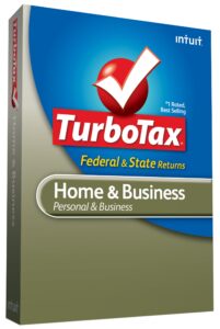 [old version] turbotax home & business federal + state + federal efile 2009