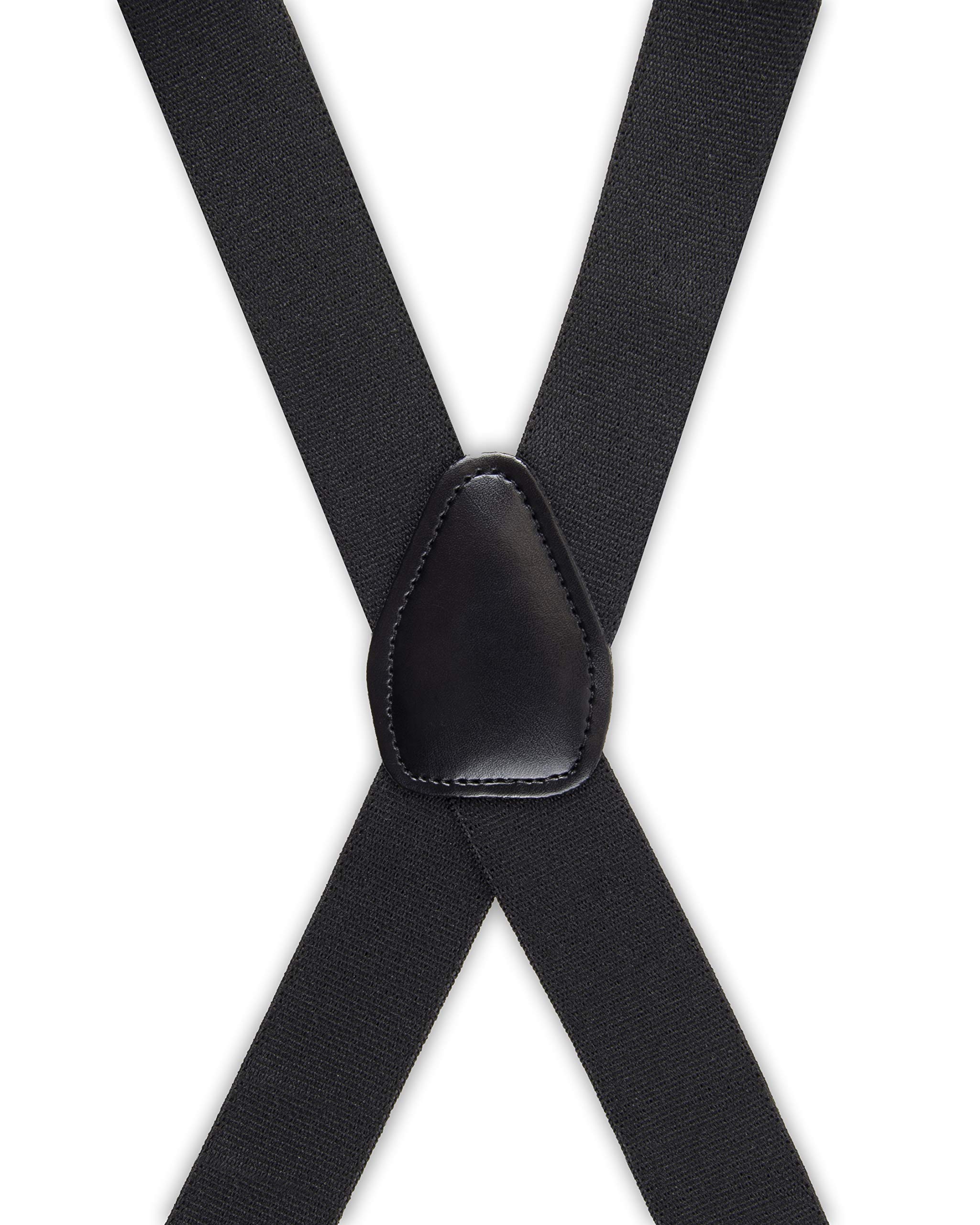 Dockers Men's Solid Suspender ,Black,