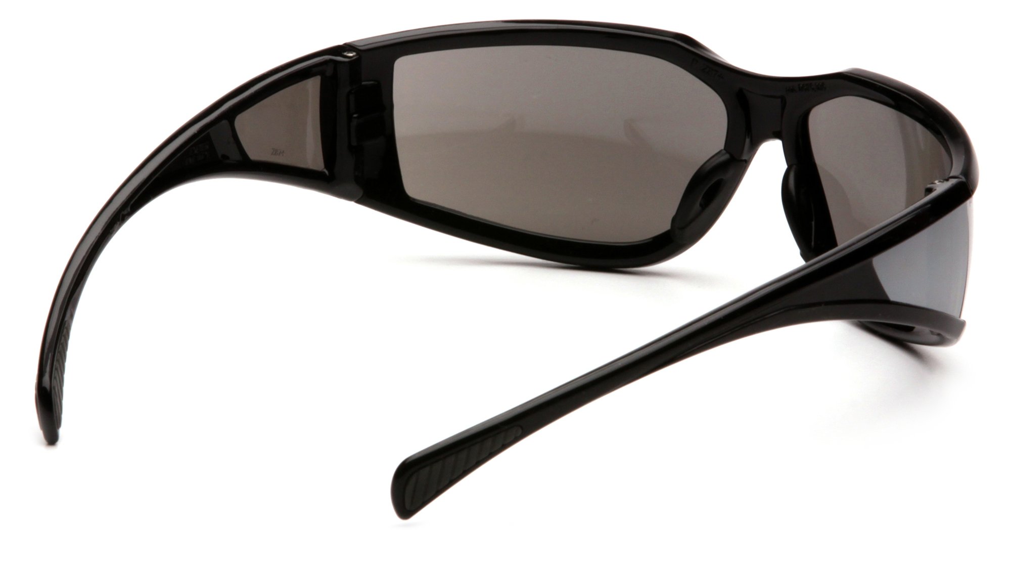 Pyramex Exeter Safety Eyewear, Silver Mirror Anti-Fog Lens With Black Frame