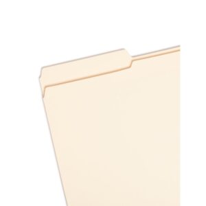 Smead File Folder, Reinforced 1/3-Cut Tab, Legal Size, Manila, 100 Per Box (15434)