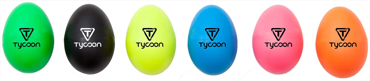 Tycoon Percussion Plastic Egg Shakers - Blue