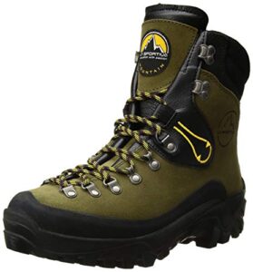 la sportiva mens karakorum mountaineering/hiking boots, green, 12.5