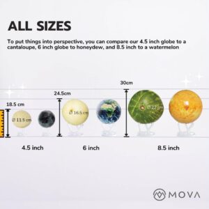 MOVA Globe Earth with Clouds 4.5"