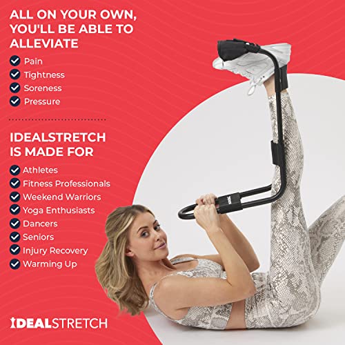 IdealStretch - The Original Hamstring, Lower Back & Calf Stretching Device - Ultimate Pain Relief & Deep Knee Extension Tool - Ideal Stretch Hamstring Stretcher Machine for Enhanced Flexibility