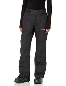 arctix women's insulated snow pants, black, x-large