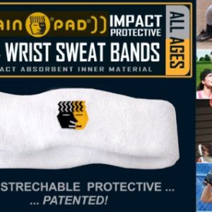 Brain-Pad Protective Headband (White)